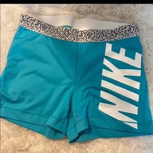 Nike Teal Aqua Spandex Like New XL